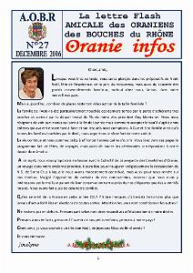 AOBR 2016 12 FLASH INFO No  27  DE DECEMBRE  2016 (1)